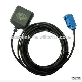 GPS tracker antenna with FAKRA C Female, RG174 coaxial cable with 3meters length 2