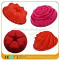 Big Flower Shaped silicone flower cake mold 1