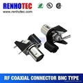 75ohm bnc jack female connector bnc adapter R/A black plastic housing connector