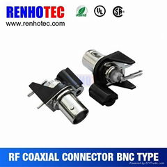 75ohm bnc jack female connector bnc adapter R/A black plastic housing connector