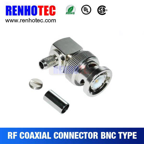 male crimp bnc connector for cables bnc rg59