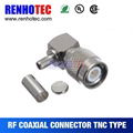 50 ohm zinc alloy tnc male connector