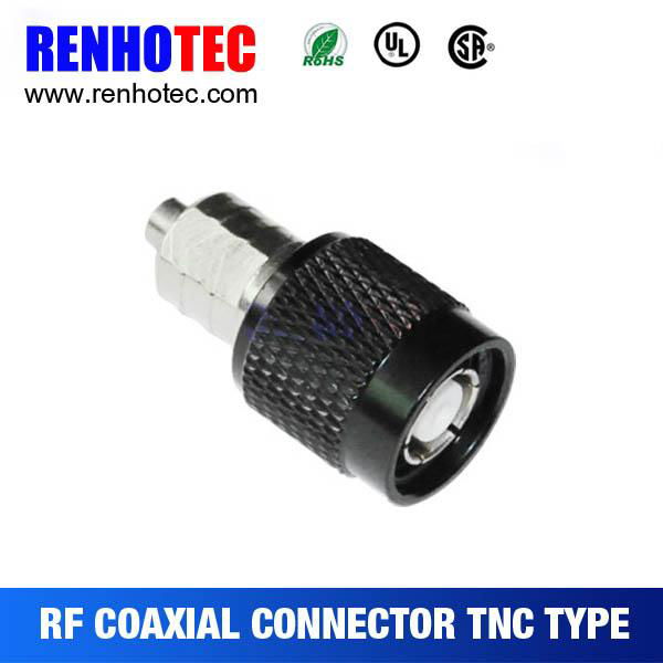 50 ohm zinc alloy tnc male connector 2