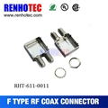 Nickel plating CATV f type connector 5