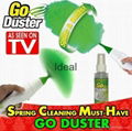 Rechargeable go duster spinning revolving electric nylon duster 1