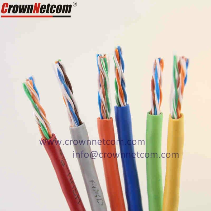 Cat 5e LAN Cable 24AWG Solid Copper Category 5e Network Cables