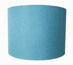 Teal Drum Lamp Shade