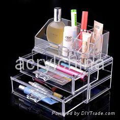 Acrylic cosmetic store display for retailer