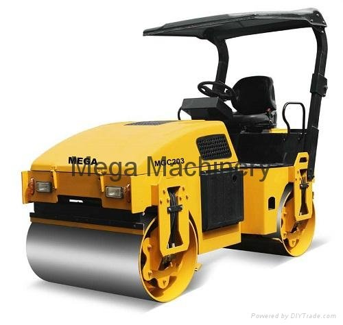 Hydraulic tire drum combined vibratory roller 4