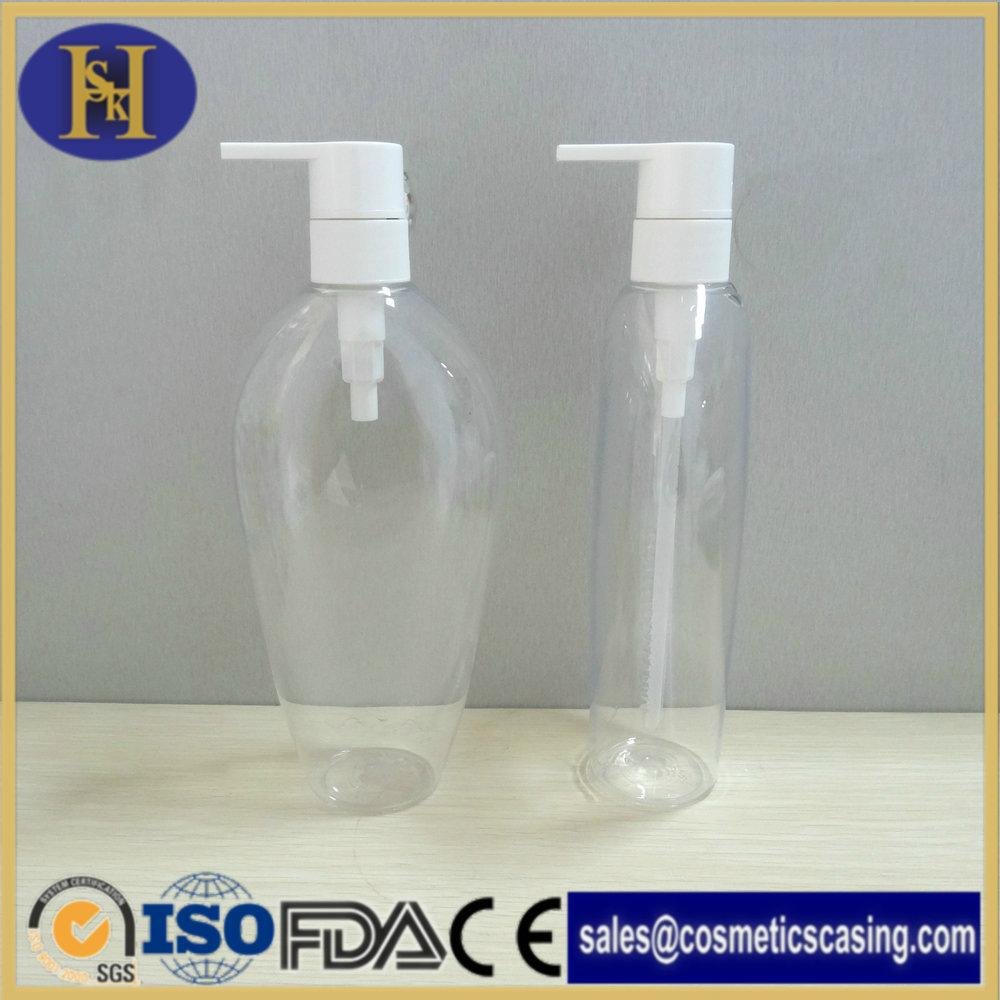 New style cosmetic shampoo body lotion dish wash PET plastic bottle 3