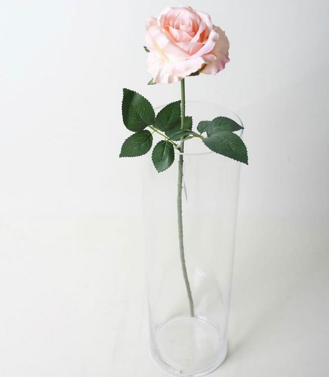 Artificial single silk flower rose DKM (China Manufacturer) Flower
