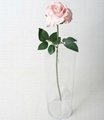 Artificial single silk flower rose 1