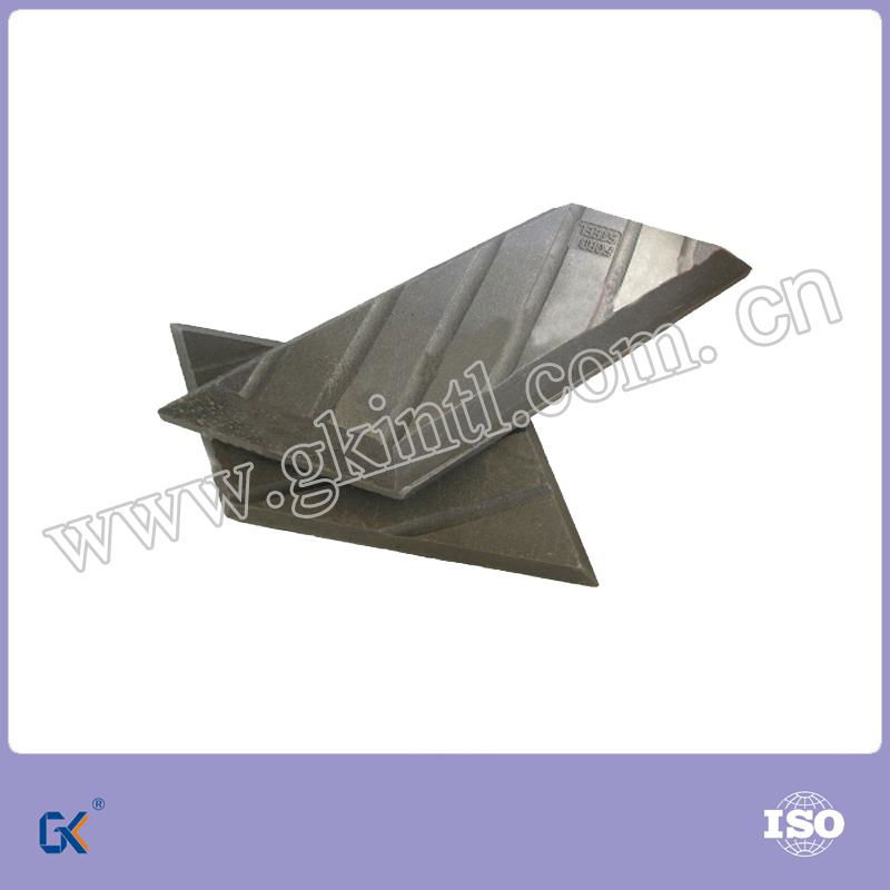 white iron astm abrasion resistance wear parts SKID BARS