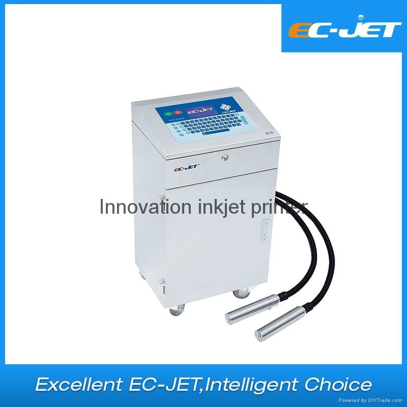 Dual-Head Continuous Cij Inkjet Printer for Drug Packaging (EC-JET910)