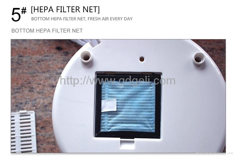 2016 new HEPA Filter LED lamp Humidifier Ultrasonic GL-2209 4