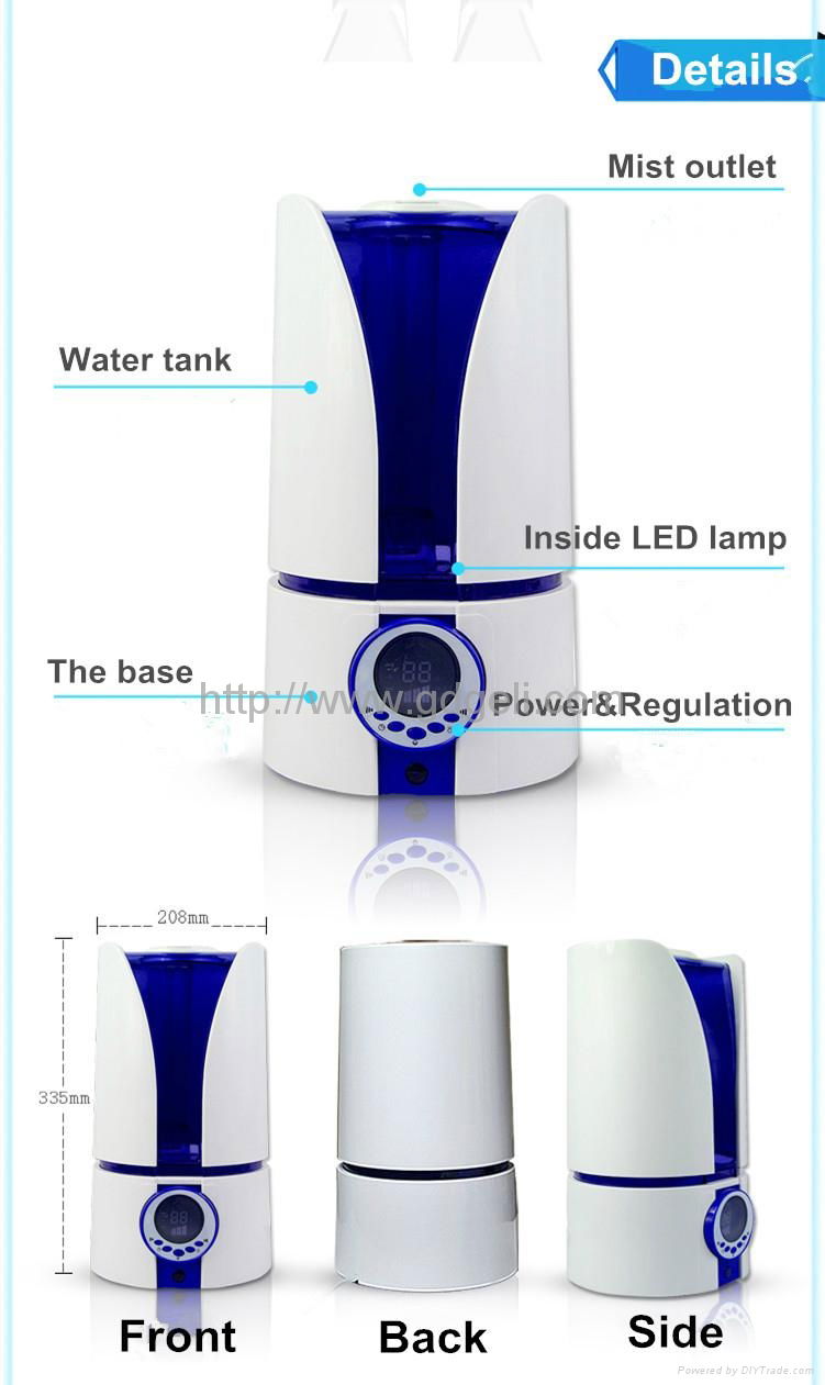 2016 new easy home LED lamp Aroma Oil Humidifier Ultrasonic GL-1108 2