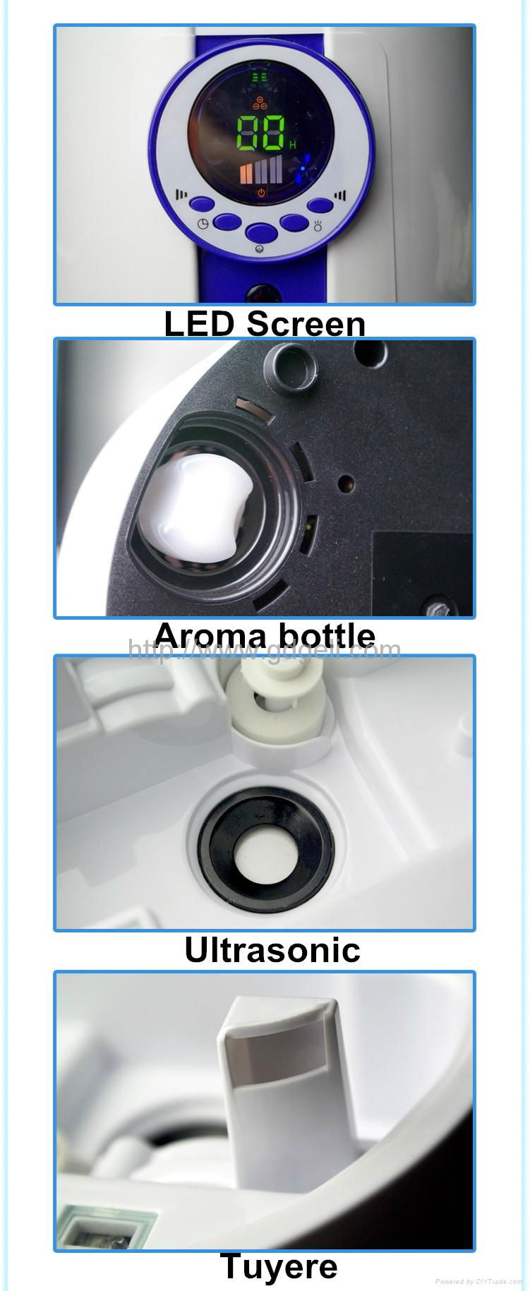 2016 new easy home LED lamp Aroma Oil Humidifier Ultrasonic GL-1108 3