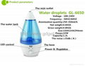 2016 new Drop shape LED Lamp Aroma Oil Humidifier Ultrasonic GL-6650 1