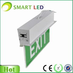 Insert ceiling mounted 3W Emergency Exit Sign