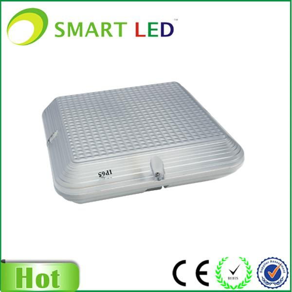 IP65 Square emergency led downlight with microwave sensor