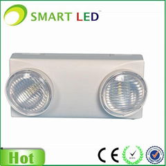 two heads ABS led emergency light