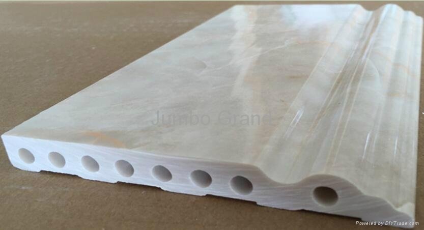 Faux Stone Door Line Artificial Marble Skirting Line