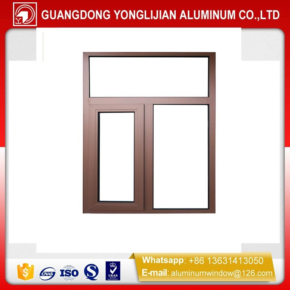 China wood grain Aluminum casement window & door manufactuer