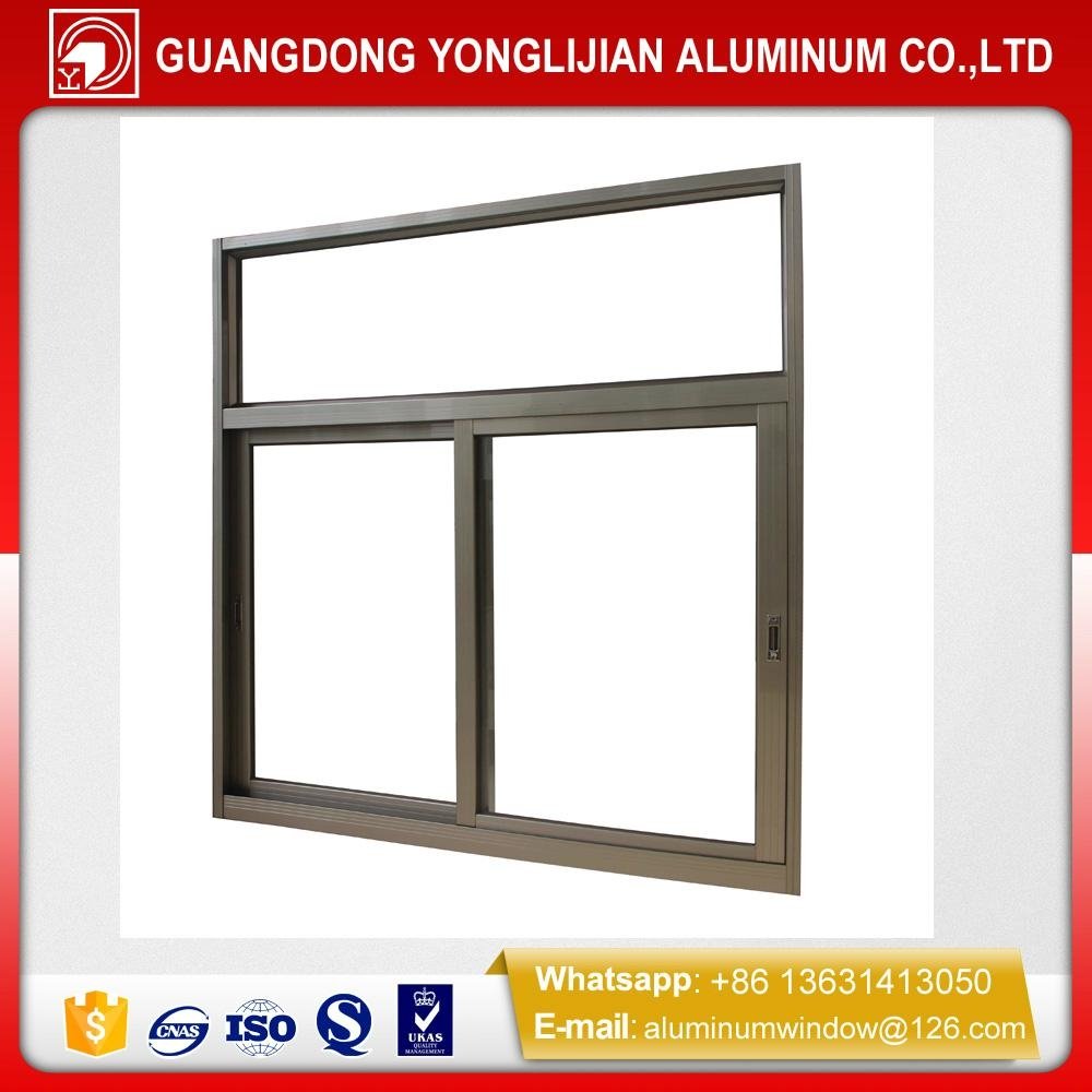 China wood grain Aluminum casement window & door manufactuer 3