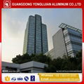 China glass exposed frame curtain wall aluminum profile manufacturer 3