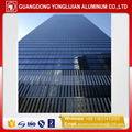 China glass exposed frame curtain wall aluminum profile manufacturer 5