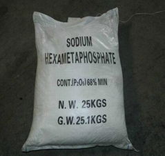 The sodium hexametaphosphate-SHMP