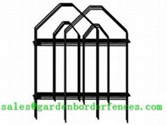 Gothic Garden Border Folding Fence