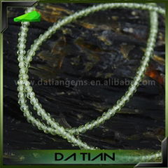 natural peridot  beads necklace