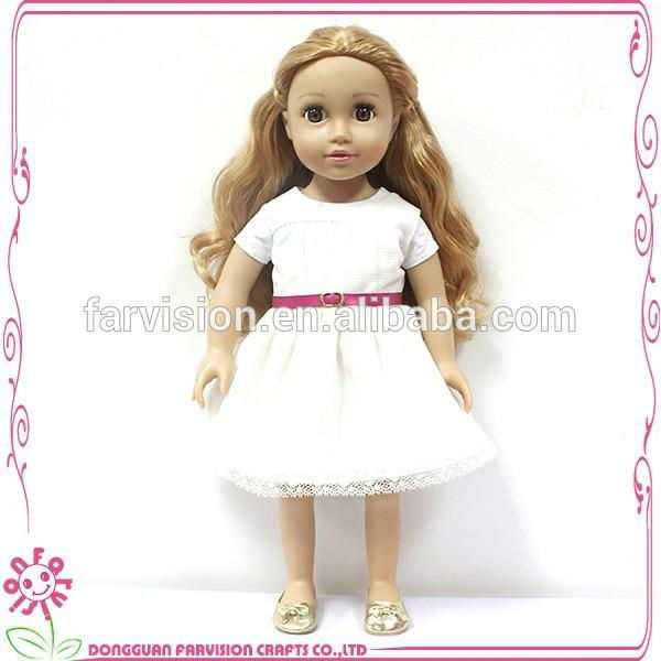 Handmade cheap 18 inch vinyl doll American Girl doll