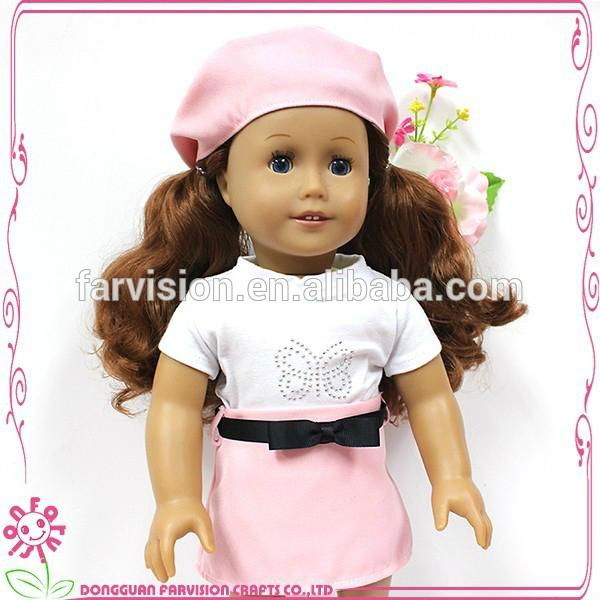 Fashionable cute 18 inch American Girl cheap vinyl doll 5