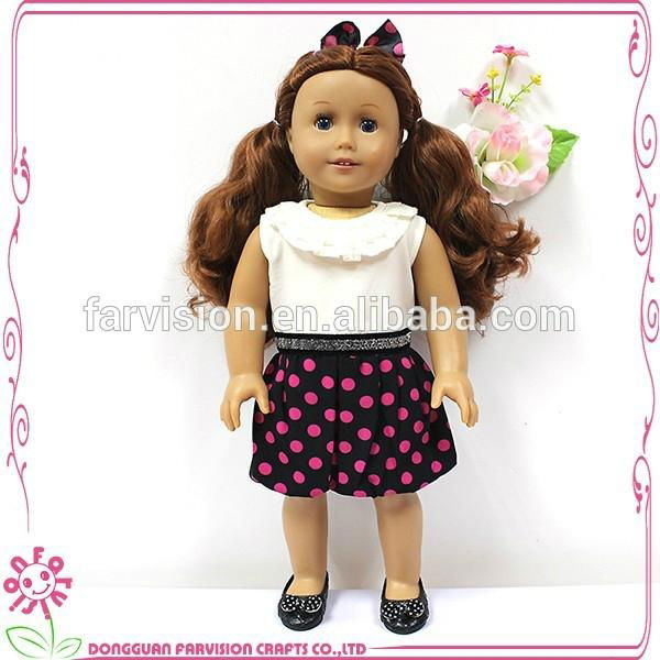 Lovely cheap  18 inch vinyl doll American Girl doll 3