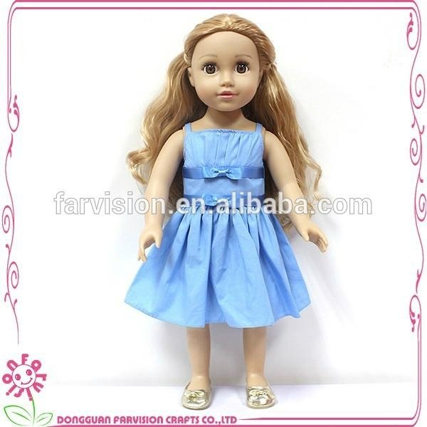 18 inch vinyl doll handmade American Girl doll CE EN71 certificated 4