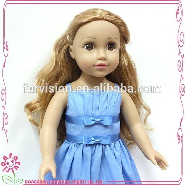 18 inch vinyl doll handmade American Girl doll CE EN71 certificated 5