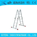 aluminium muilt-function ladder with big hinge , folding ladeer 