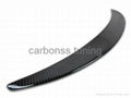 carbon rear trunk lip spoiler wing for