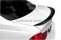 carbon rear trunk lip spoiler wing for bmw 2