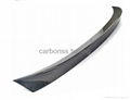 carbon rear trunk lip spoiler wing for bmw 3