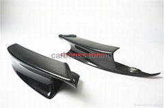 carbon fiber front flaps front bumper lip splitter spoiler for bmw