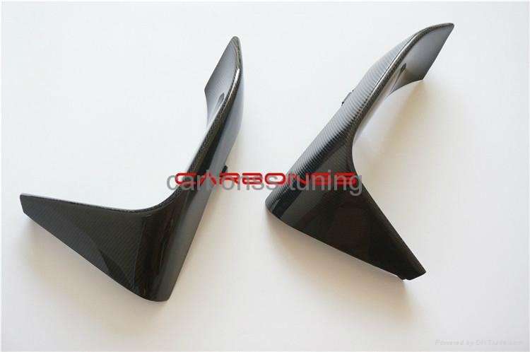 carbon fiber front flaps front bumper lip splitter spoiler for bmw 2