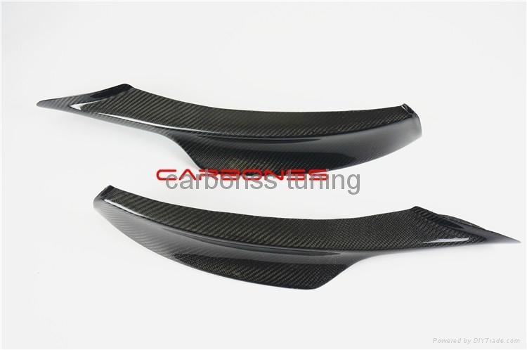 carbon fiber front flaps front bumper lip splitter spoiler for bmw 4