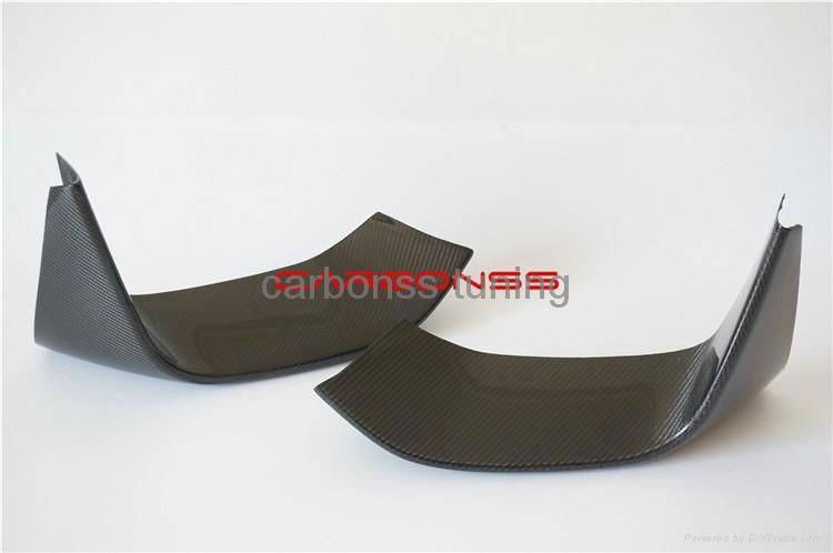 carbon fiber front flaps front bumper lip splitter spoiler for bmw 3