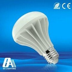 High Power Super Brightness AC90-264V Plastic Led Bulb E27 9w House Lighting Lar