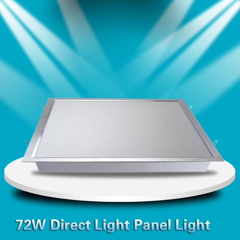 72w Direct LED Panel Lights For Home , Super Brightness 600*600mm 5