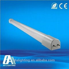 Plastic Round Shaped LED Tube Lamps T8 8w G13 Base Commercial Lighting