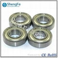 R8ZZ/ R8RS inch deep groove ball bearings 1